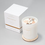 Load image into Gallery viewer, Pink Champagne - INSPIRE - Soy Wax Candle with Rose Quartz Crystals
